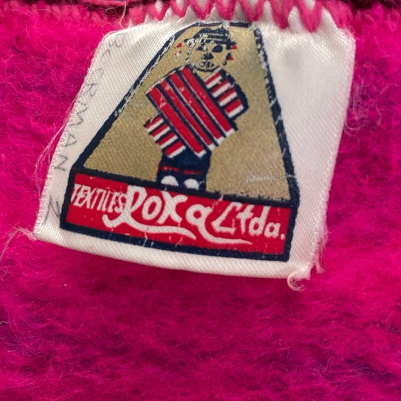 Vintage 80’s Wool Poncho / Cape Boho Style Festival Hippie Style - Picture 4 of 8